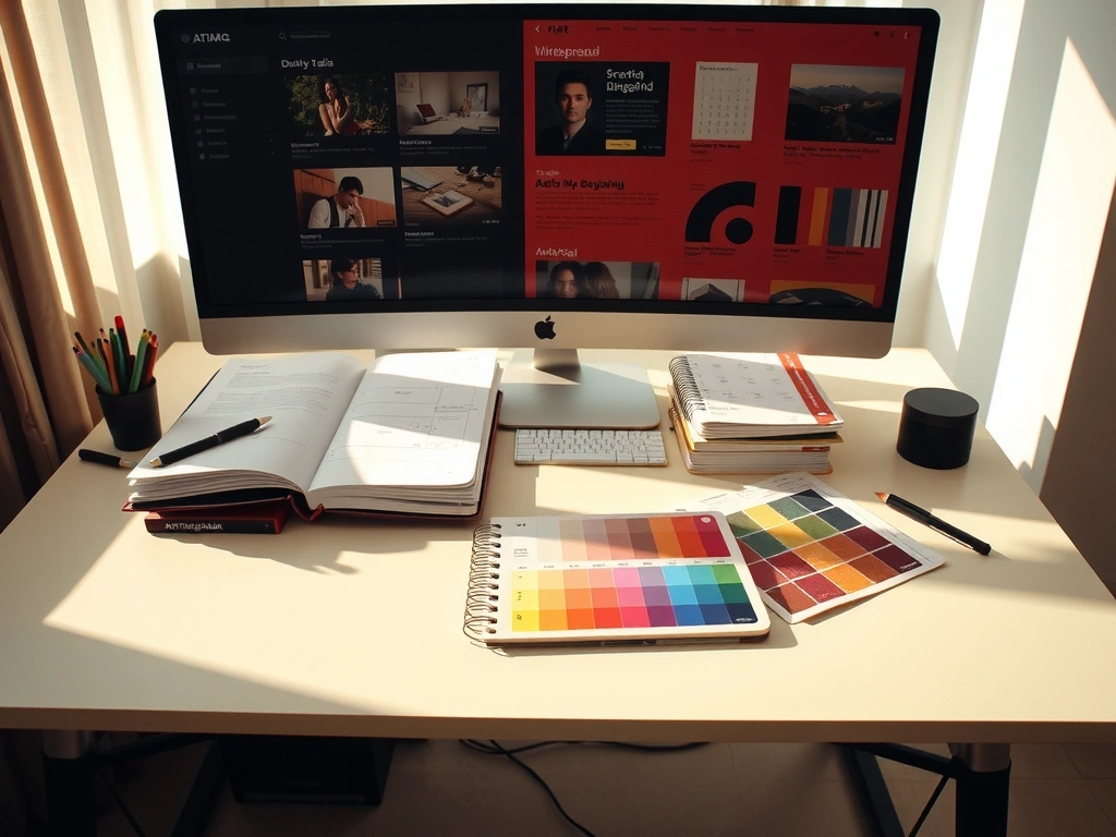 UXZivo tasarım stüdyosu çalışma masası