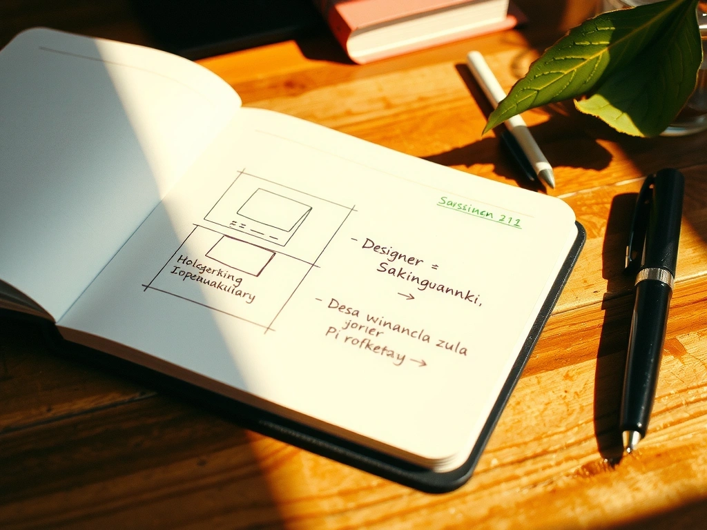 Tasarım notları ve eskizler